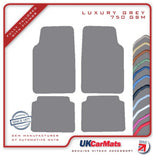 Toyota Starlet 1990-1996 Grey Luxury Velour Tailored Car Mats HITECH