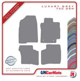 Toyota Prius 2000-2004 Grey Luxury Velour Tailored Car Mats HITECH