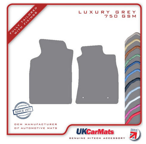 Toyota Hilux Vigo 2005-2011 Grey Luxury Velour Tailored Car Mats HITECH