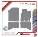 Toyota Yaris Hybrid 2011-2019 Grey Luxury Velour Tailored Car Mats HITECH