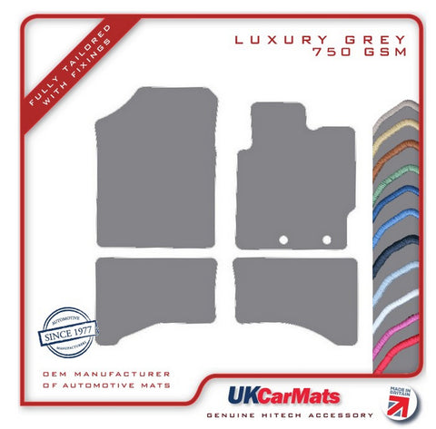 Toyota Yaris Hybrid 2011-2019 Grey Luxury Velour Tailored Car Mats HITECH
