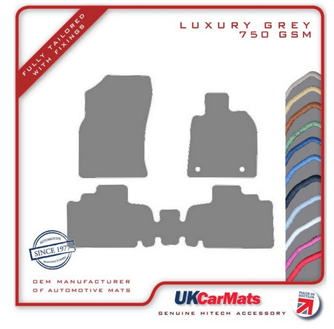 Toyota Camry 2019 onwards Grey Luxury Velour Tailored Car Mats HITECH