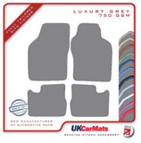 Vauxhall Cavalier 3 1988-1996 Grey Luxury Velour Tailored Car Mats HITECH