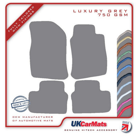 Vauxhall Vectra 1995-2002 Grey Luxury Velour Tailored Car Mats HITECH