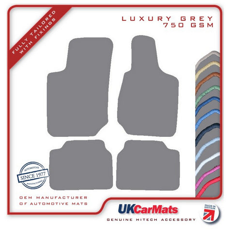 Vauxhall Tigra (Automatic) 1994-2003 Grey Luxury Velour Tailored Car Mats HITECH
