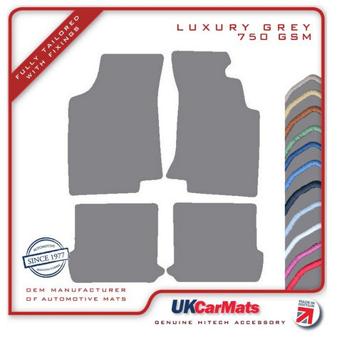 Volkswagen VW  Golf Mk3 Cabriolet 1994-1998 Grey Luxury Velour Tailored Car Mats HITECH
