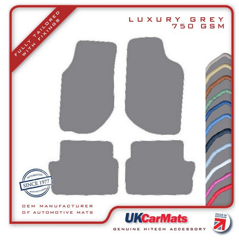 Volvo 940/960 Manual 1990-1999 Grey Luxury Velour Tailored Car Mats HITECH