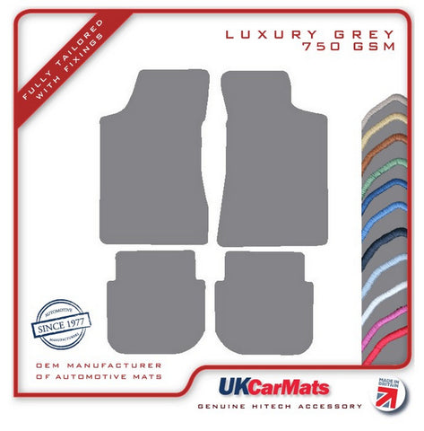 Volvo 480+ES 1987-1995 Grey Luxury Velour Tailored Car Mats HITECH