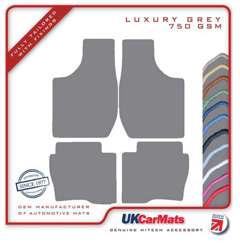 Volvo 300  Man 1987-1991 Grey Luxury Velour Tailored Car Mats HITECH