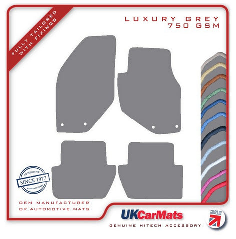 Volvo S70  &  V70 1996-2000 Grey Luxury Velour Tailored Car Mats HITECH