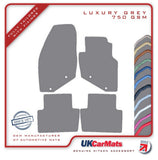Volvo S80 1998-2006 Grey Luxury Velour Tailored Car Mats HITECH