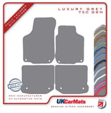 VW Beetle 2005-2011 Grey Luxury Velour Tailored Car Mats HITECH