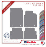 Vauxhall Vectra 2002-2008 Grey Luxury Velour Tailored Car Mats HITECH
