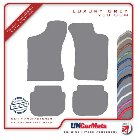 Volvo 440 / 460 1987-1996 Grey Luxury Velour Tailored Car Mats HITECH