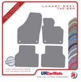 VW Tiguan 2007-2016 Grey Luxury Velour Tailored Car Mats HITECH