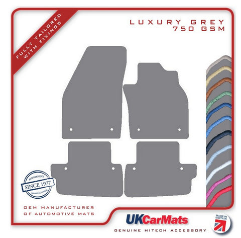 Volvo C70 Automatic 2006-2013 Grey Luxury Velour Tailored Car Mats HITECH