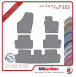VW Sharan 2010 onwards Grey Luxury Velour Tailored Car Mats HITECH