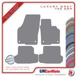 VW Beetle 2011-2019 Grey Luxury Velour Tailored Car Mats HITECH