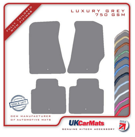 Vauxhall Monaro VXR 2004-2007 Grey Luxury Velour Tailored Car Mats HITECH