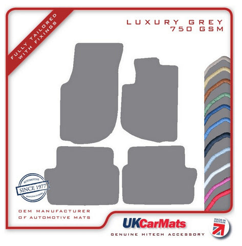 Volvo 940/960 Automatic 1990-1999 Grey Luxury Velour Tailored Car Mats HITECH