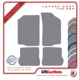 VW Scirocco 1982-1992 Grey Luxury Velour Tailored Car Mats HITECH