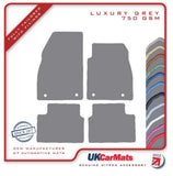 Vauxhall Insignia (Front Fixings Only) 2008-2013 Grey Luxury Velour Tailored Car Mats HITECH