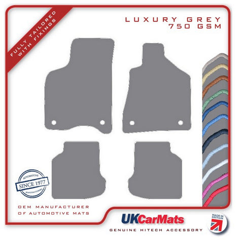 VW Lupo Automatic 1998-2005 Grey Luxury Velour Tailored Car Mats HITECH