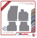 VW ID.3 2020 onwards Grey Luxury Velour Tailored Car Mats HITECH