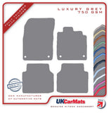 VW ID.4 2020 onwards Grey Luxury Velour Tailored Car Mats HITECH