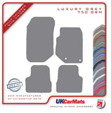 Vauxhall Mokka 2020 onwards Grey Luxury Velour Tailored Car Mats HITECH
