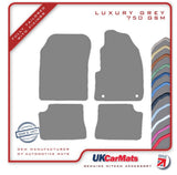 Vauxhall Corsa-e Electric 2020 onwards Grey Luxury Velour Tailored Car Mats HITECH