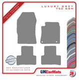 Vauxhall Astra Mk8 2022 onwards Grey Luxury Velour Tailored Car Mats HITECH