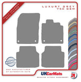 VW ID.5 2021 onwards Grey Luxury Velour Tailored Car Mats HITECH