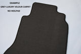 VW Multivan Fronts 2022 onwards Grey Luxury Velour Tailored Carpet Car Mats NV HITECH