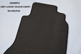 Ford Mustang (6th generation) 2015 onwards Grey Luxury Velour Tailored Car Mats HITECH