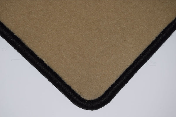 Land Rover Defender 90 Fronts Only 2012-2016 Beige Luxury Velour Tailored Car Mats HITECH
