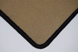 Ford Mustang (6th generation) 2015 onwards Beige Luxury Velour Tailored Car Mats HITECH