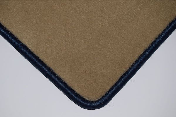 Morris Minor 1950-1953 Beige Luxury Velour Tailored Car Mats HITECH