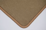 Ford Mustang (6th generation) 2015 onwards Beige Luxury Velour Tailored Car Mats HITECH