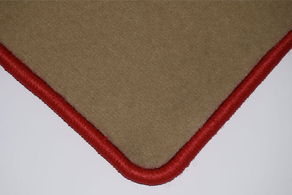 Mercedes X-Class 2018 onwards Beige Luxury Velour Tailored Car Mats HITECH