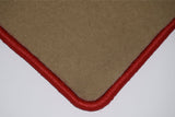 Honda Accord 4dr 1993-1998 Beige Luxury Velour Tailored Car Mats HITECH
