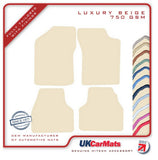 Citroen BX 1985-1995 Beige Luxury Velour Tailored Car Mats HITECH