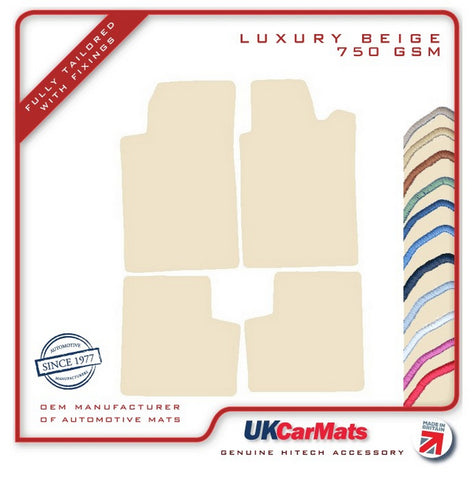 Citroen Xantia 1993-2001 Beige Luxury Velour Tailored Car Mats HITECH