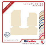 Citroen C5 2000-2007 Beige Luxury Velour Tailored Car Mats HITECH