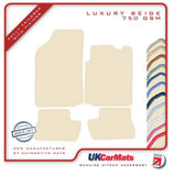 Citroen C2 2003-2009 Beige Luxury Velour Tailored Car Mats HITECH