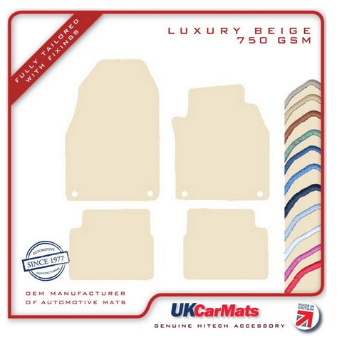 Cadillac BLS 2006-2009 Beige Luxury Velour Tailored Car Mats HITECH