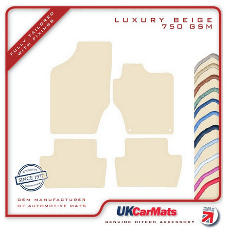 Citroen DS4 2011-2015 Beige Luxury Velour Tailored Car Mats HITECH