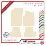 Citroen C3 (2nd Gen) 2009-2016 Beige Luxury Velour Tailored Car Mats HITECH