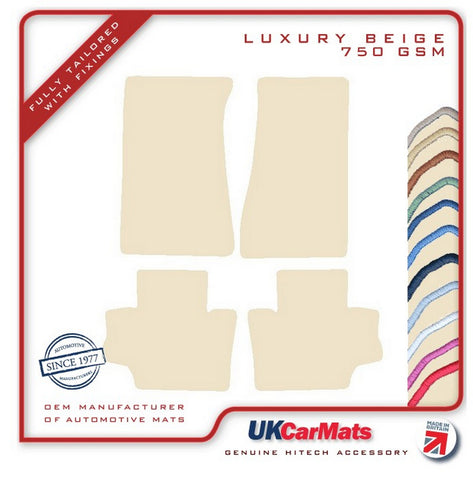 Nissan Datsun 260Z 1974-1978 Beige Luxury Velour Tailored Car Mats HITECH