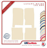 Daihatsu Fourtrak 1987-2000 Beige Luxury Velour Tailored Car Mats HITECH